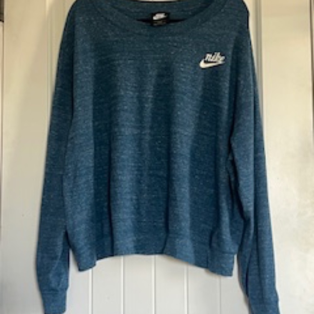 Nike 3XL Vintage Gym Blue Crewneck Pullover Top